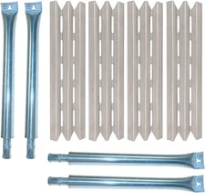BBQ Gas Grill Heat Plates Burners Replacement 8-Pack Kit for Baron Broil King