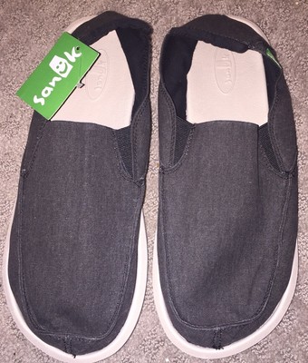 Sanuk Mens Vagabond Shoes Size 10 Slip On Loafers Nwob Ebay