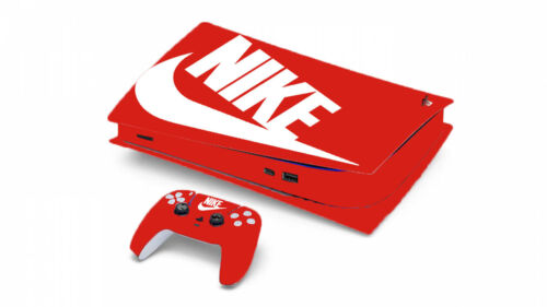 NIKE BOX LOGO VINYL WRAP SKIN FOR PS5 PLAYSTATION *DISC VERSION*  - Picture 1 of 1