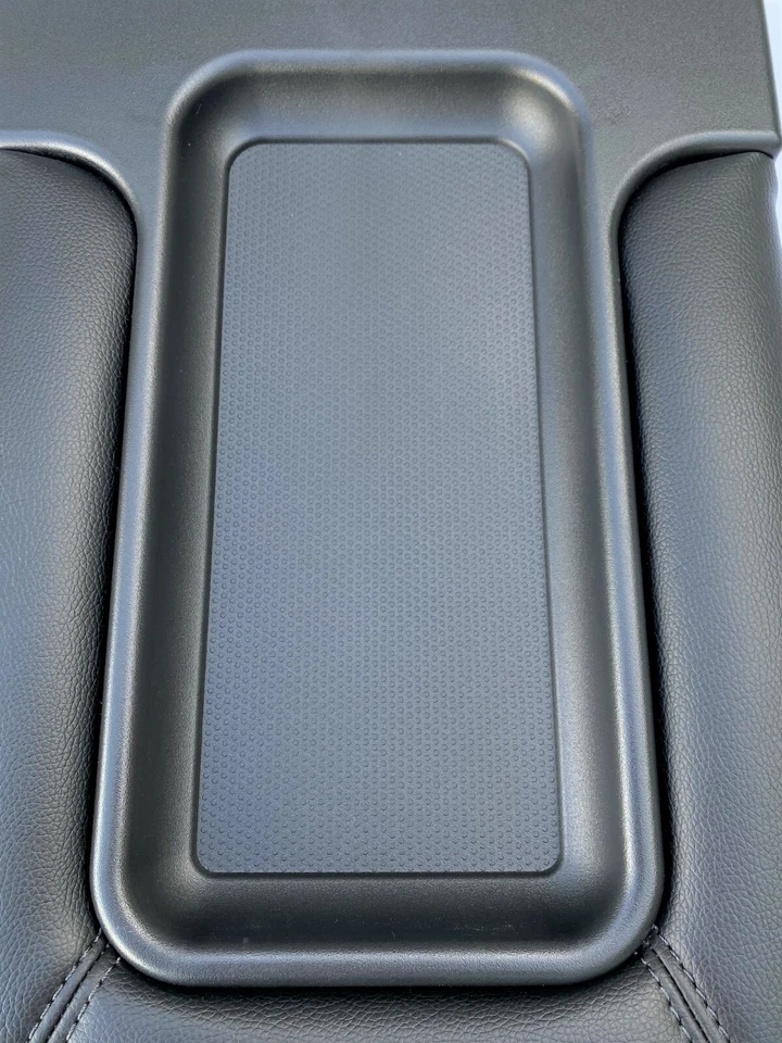 CUBIERTA REPOSABRAZOS CONSOLA CENTRAL COMPARTIMENTO ALMACENAMIENTO NEGRO 99-07 SILVERADO SIERRA Foto 4 de 4