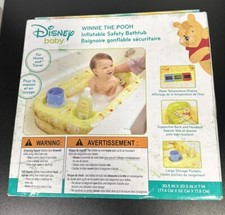 Disney Winnie the Pooh Inflatable Safety Bathtub Baby Toddler Portable Pool