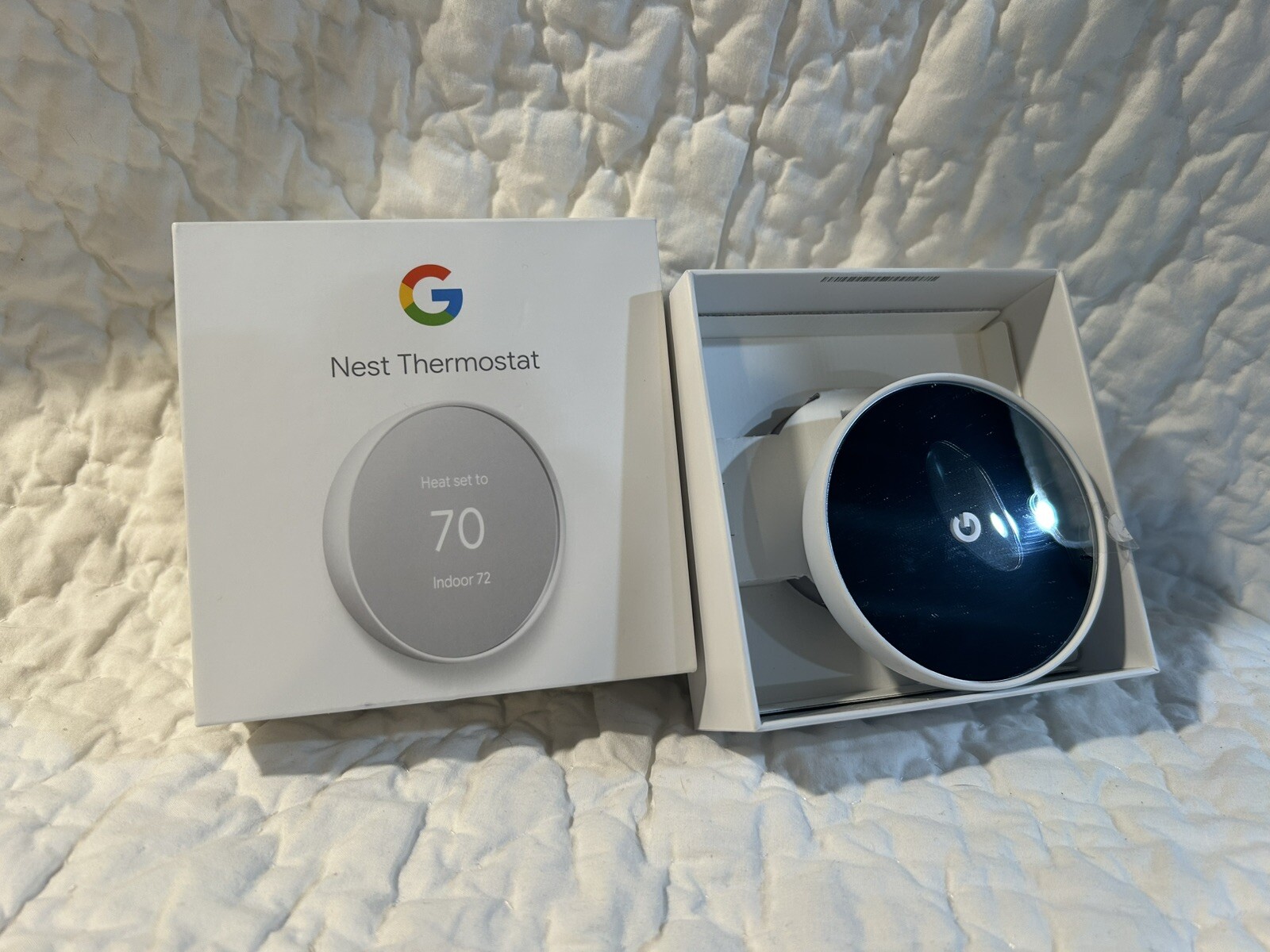 Google Nest Smart Thermostat, White - GA02081-US