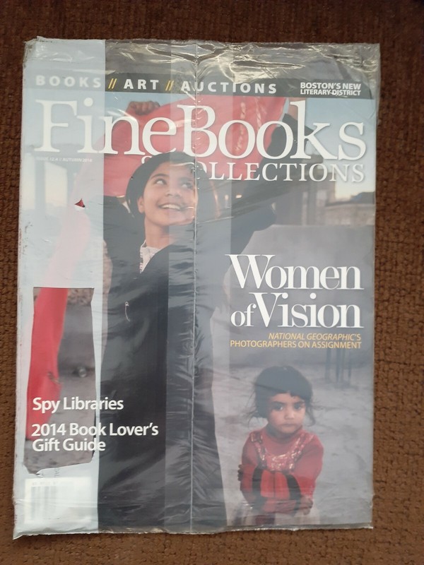 Fine Books & Collections Magazine Autumn 2014 Women Of Vision PRISTINE, SEALED 