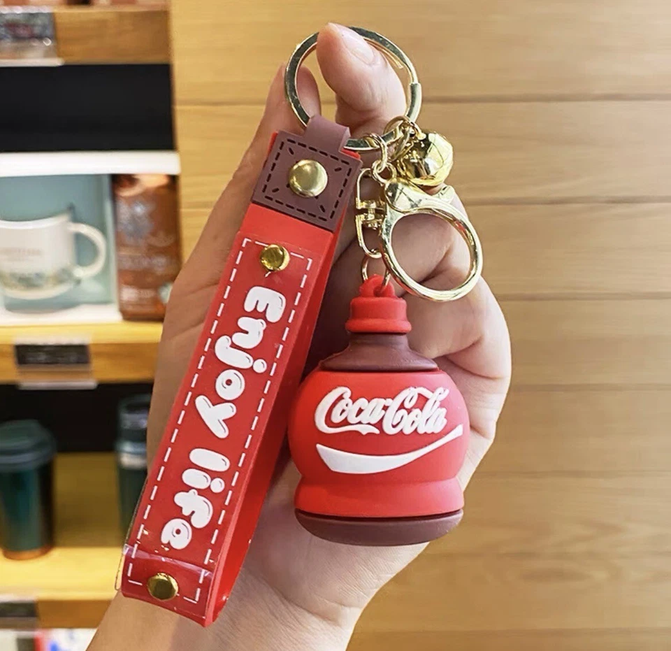 Pack de 4 Lindos Llaveros Dibujos Animados Llavero Accesorios Llavero Bolsa Mochila Foto 3 de 4