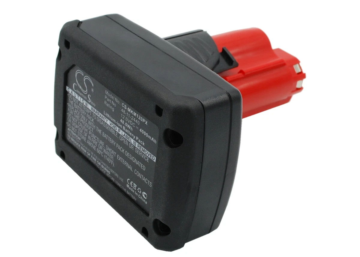 Li ion Battery for Milwaukee M12 HPT 202C M KIT M12 HPT 202C TH