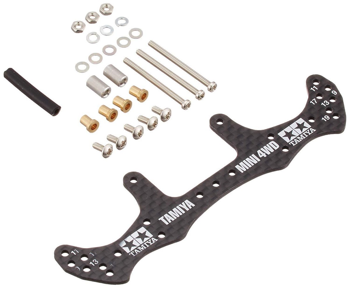 TAMIYA 15499-000 Mini 4WD HG Carbon Wide Rear Plate (1.5mm) No.499