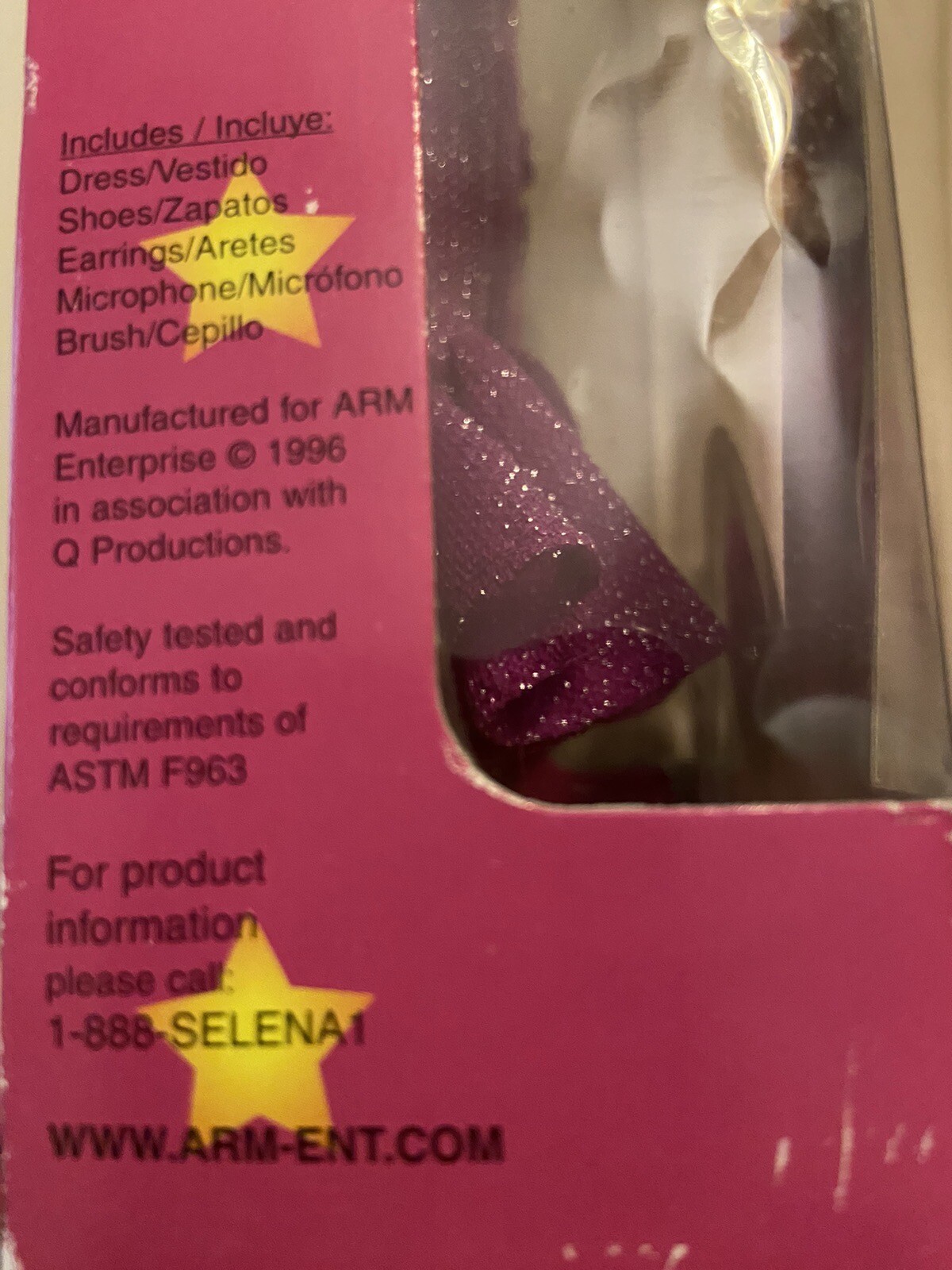 Selena Quintanilla Doll The Original Limited Edition 1996