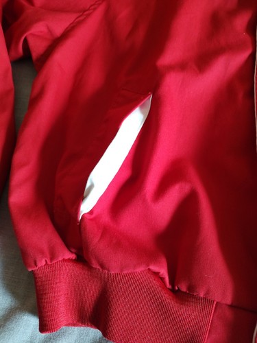 Vintage Swingster Jacket Nascar Red XL USA - Picture 7 of 9