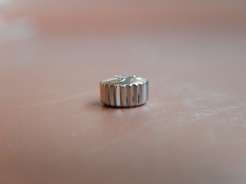 SELTENE YEMA AUFZUGSKRONE "Y STILISIERT" STAHL CROWN Ø 4,8mm DICK 2,8mm - Bild 7 von 8