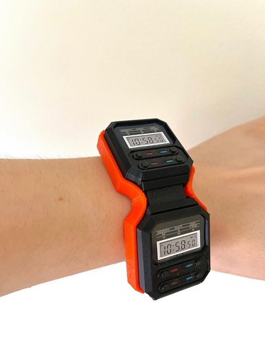 Alien Ripley 's Samani E125 Twin Custom - Movie Watch Replica - Armband inklusive - Bild 6 von 6