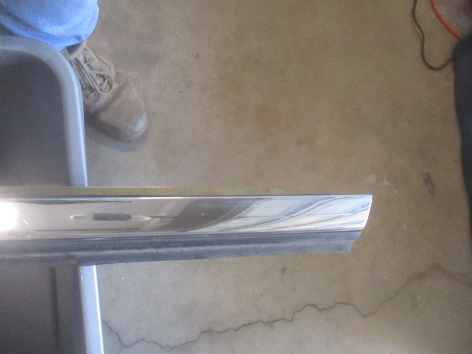 Passenger Door Chrome Moulding #3 Chrysler Maserati TC 89 90 91