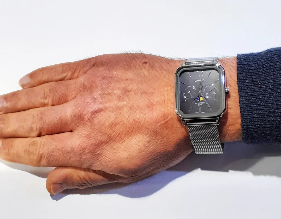 Orologio Uomo Casio MTP-M305M-8AVER Multifunzioni Rettangolare - Immagine 2 di 3