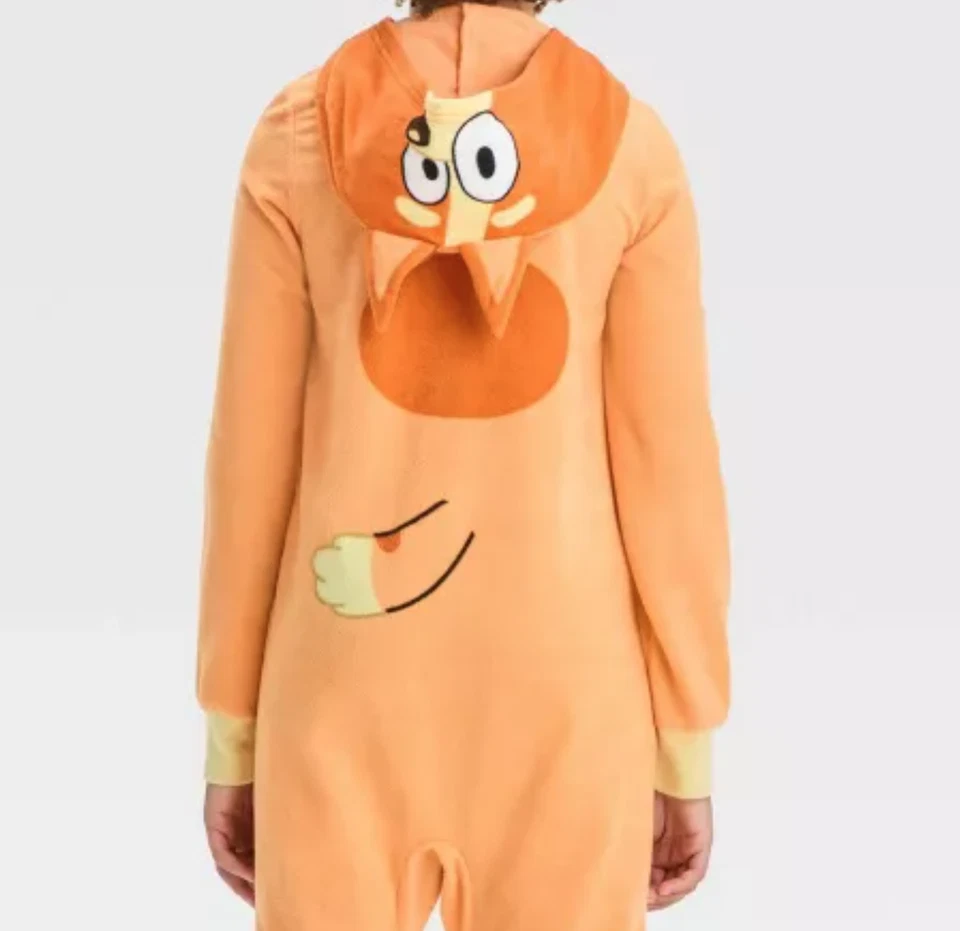 Bluey Bingo Union Suit One Piece Pajamas Kid Size 4-14 Dog Boys Disney Costume - Image 3 of 4