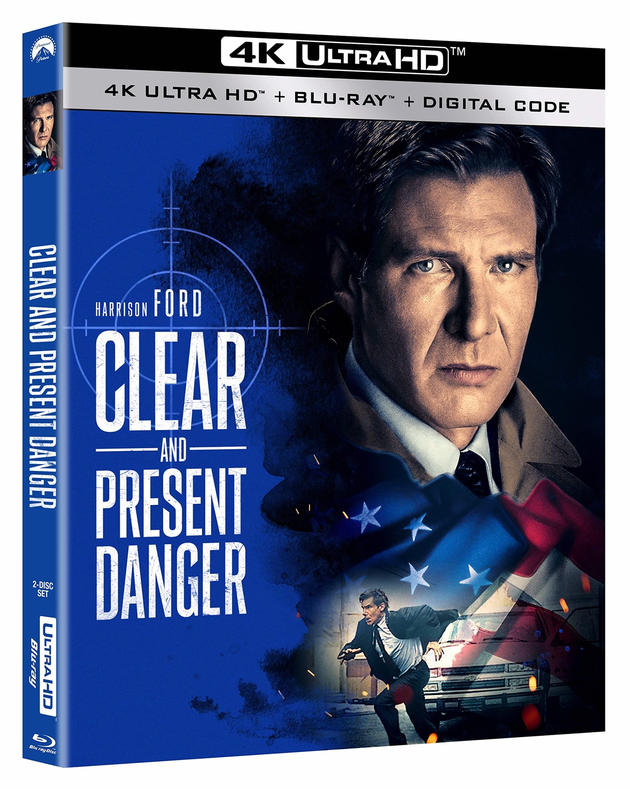 Clear and Present Danger (Blu-ray) Harrison Ford Anne Archer Willem Dafoe
