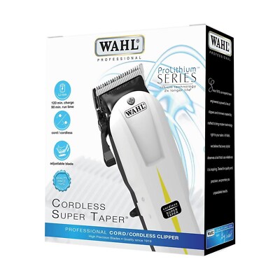 Wahl Pro Classic Cordless Super Taper Hair Clipper Salon Shaver Trimmer #8591