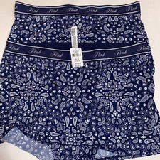 NWT VICTORIA'S SECRET Blue Pasely Boy shorts Boxer Brief Panty Underwear M Set 2