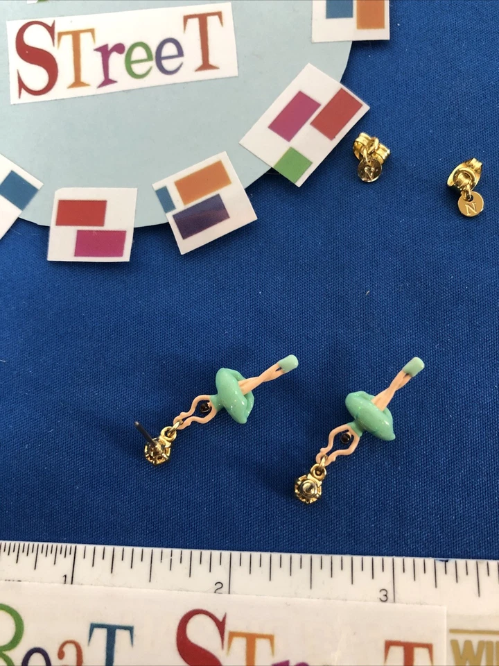 PENDIENTES LES NEREIDES MINI BAILARINA EL CASCANUECES BALLET NUEVOS Foto 3 de 4