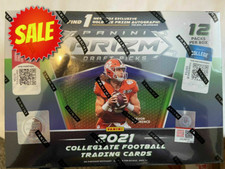 2021 Nfl Prizm Draft Picks Football Cards (Mega Box 60 Cards) Panini