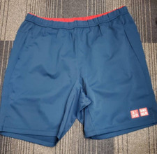 Uniqlo Roger Federer 2021 French Open Roland Garros Tennis Shorts XL US L RF
