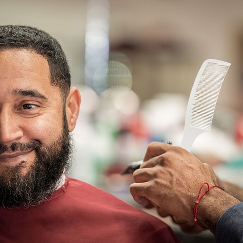 2 Stück Flat Top Kamm Haarschneide Friseur Schiebemann für Männer Kämme Stylist - Bild 11 von 12