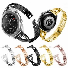 22mm Bling Stainless Steel Watch Band Strap Fr Samsung Galaxy Watch 46mm R800 S3