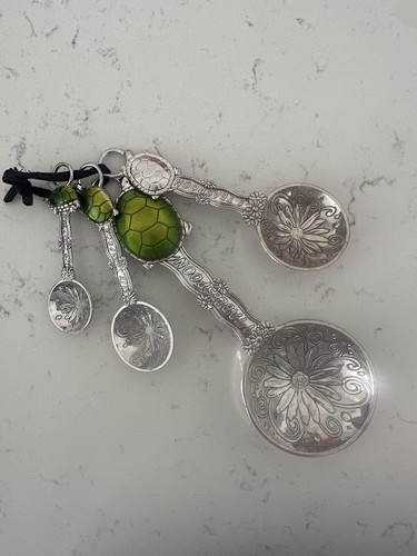 Ganz ER21862 4-Piece Measuring Spoons Set, Turtle