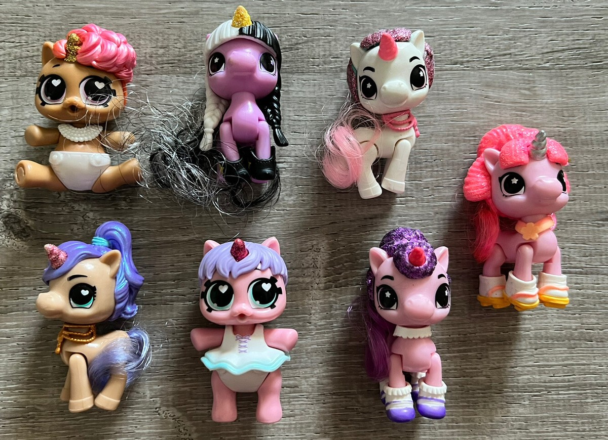 Zuru Surprise Unicorn Squad Lot Of Toy Pony Pet Action