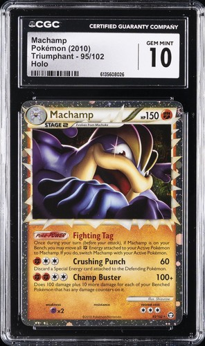 Machamp graded CGC 10 for sale on eBay