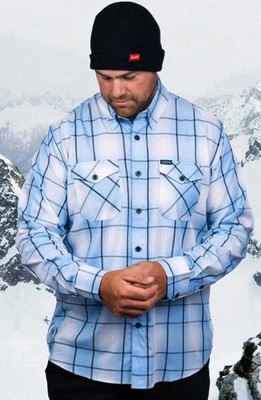 Dixxon Flannel - Frostbite Bamboo - 3XL 2026 Gray White Blue  LS - BNIB - Men s