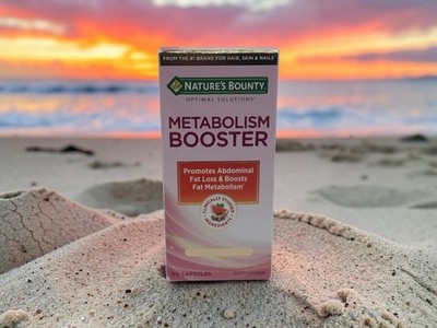 Nature's Bounty Metabolism Booster 60 Capsules Plant Based Exp 04/2027