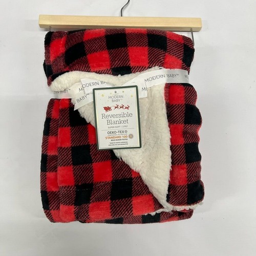 NWT MORDERN BABY REVERSIBLE HOLIDAY BLANKET - Bild 3 von 4