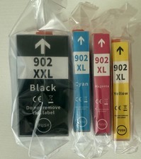 4 PACK 902-XL Ink Cartridge for HP 902XL Officejet Pro 6960 6968 6970 6975 6978