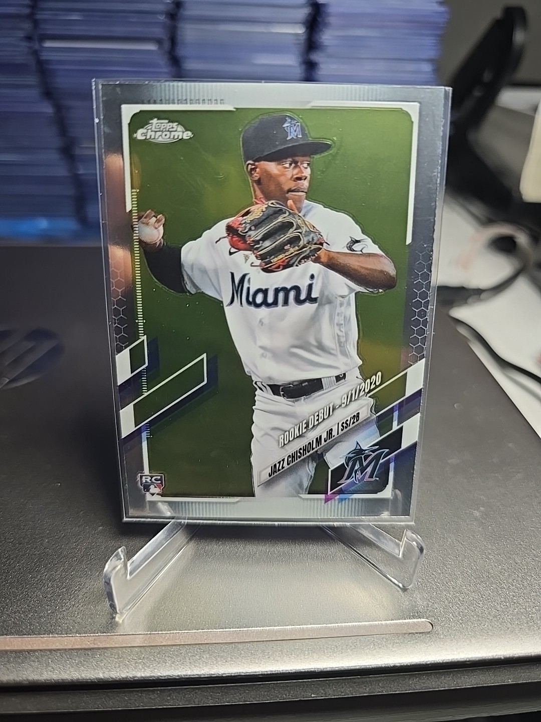 2021 Topps Chrome Update Jazz Chisholm Rookie RC Debut USC52 Marlins