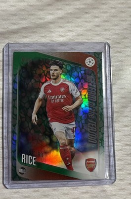 Topps chrome Rainbow Refractor Declan Rice