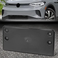 For 21-23 VW ID.4 OE Style Black Front Bumper License Plate Mounting Bracket