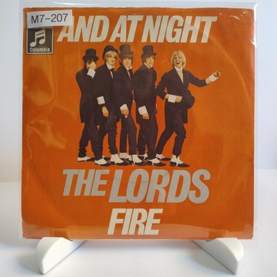 The Lords   And At Night / Fire, 7'' Vinyl (F/G), Columbia, M7-207