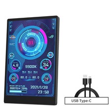 AIDA64 3.5 Inch IPS Small Secondary Full Viewing Angle USB-C Screen Computer