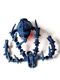 Lego Bionicle Piraka Spine Head Face Mask Blue Assorted Replacement Parts 7137