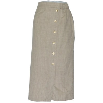 Creation Atelier Gj, Rock, Größe: 42, Beige, Polyester/Wolle, Einfarbig #c3B