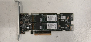 Dell Boss-S1 M.2 PCIe SSD Adapter Card w/2 x 120GB SSD P/N: 0JV70F 0GKJ0P Tested