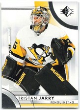 2023-24 SP Hockey #85 Tristan Jarry Auto Pittsburgh Penguins