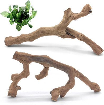 Snake Climbing Branch, 2Pcs Reptile Wood Natural Cork Log Tank Accessories Tree