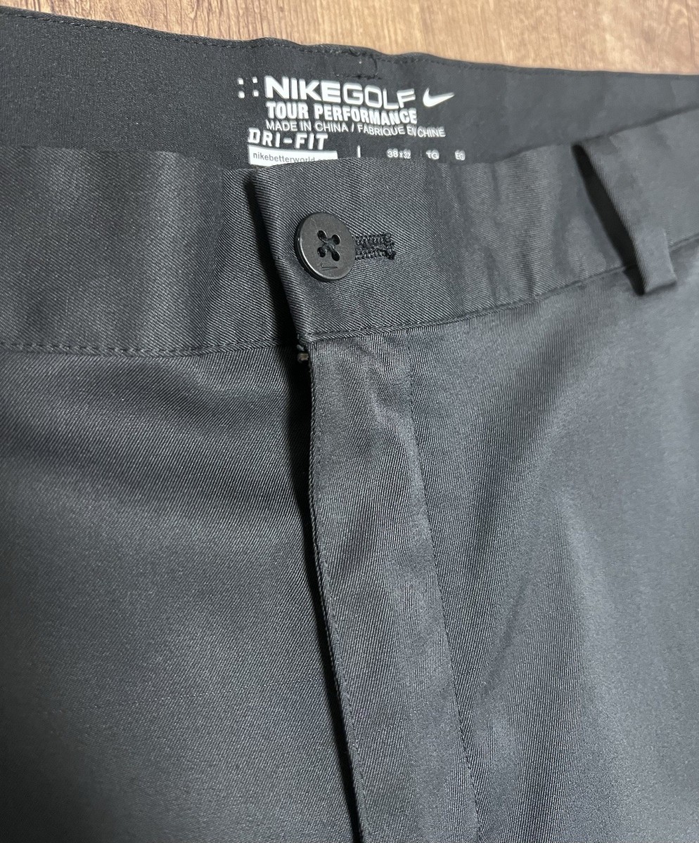 Nike Golf Tour Performance Dri-FIT Stretch Men's Black Modern Golf