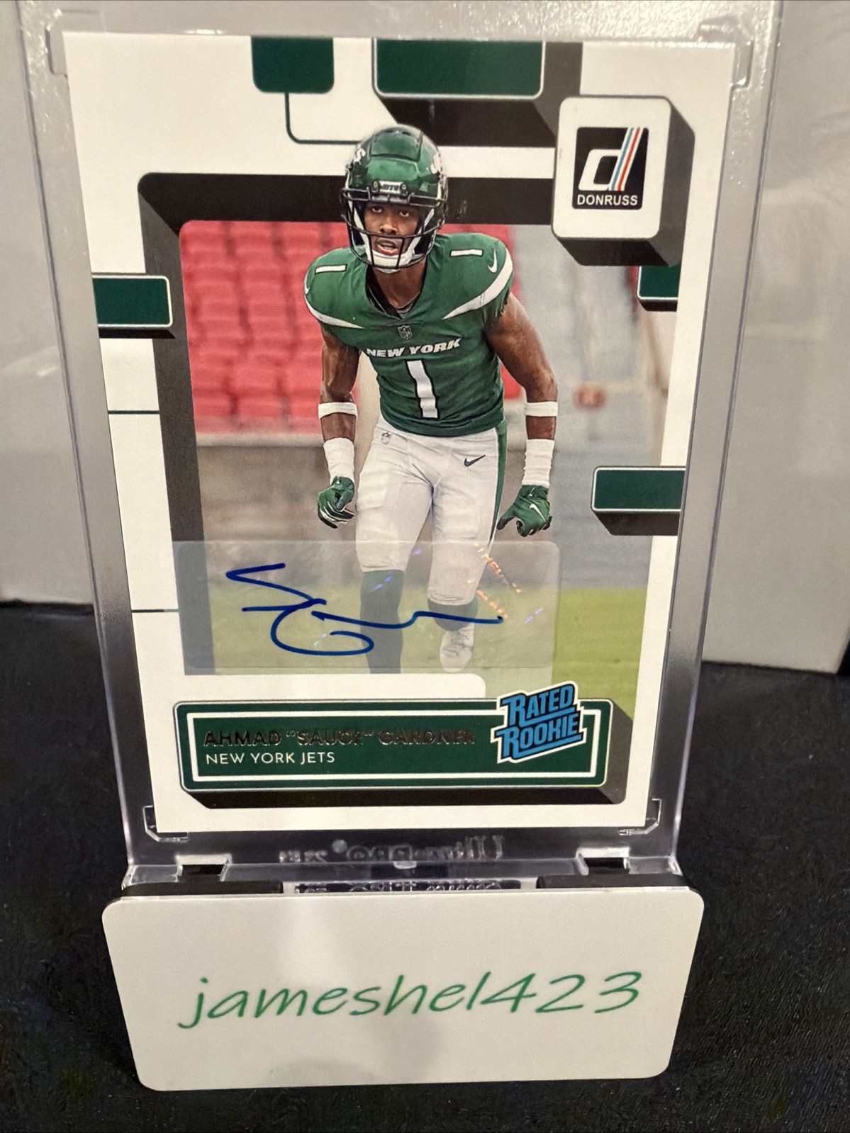 2022 Panini Donruss - Rated Rookie Ahmad Gardner #328 Autographs (AU, RC)