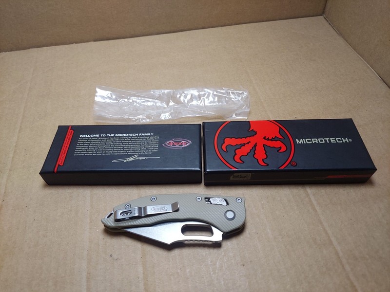 **CLONE?** Microtech RAM-LOK Stitch Fluted Knife **CLONE?**