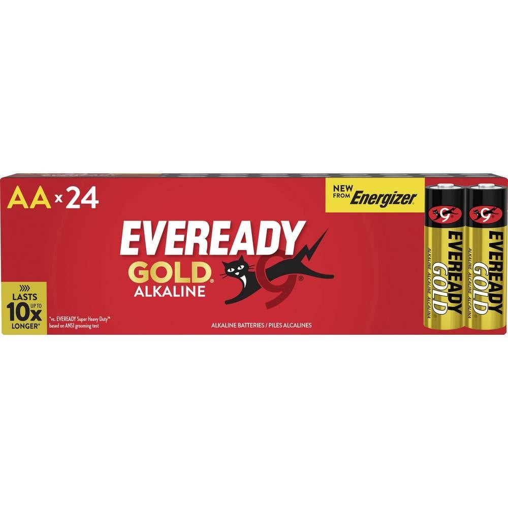 Pile LR6 (AA) Eveready E304401000 idéale pour alimenter les jouets des enfants et télécommandes