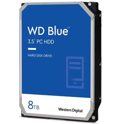 WD Blue WD80EAZZ 8TB 5640 RPM 128MB Cache SATA 6.0Gb/s 3.5'' HDD [SEALED]
