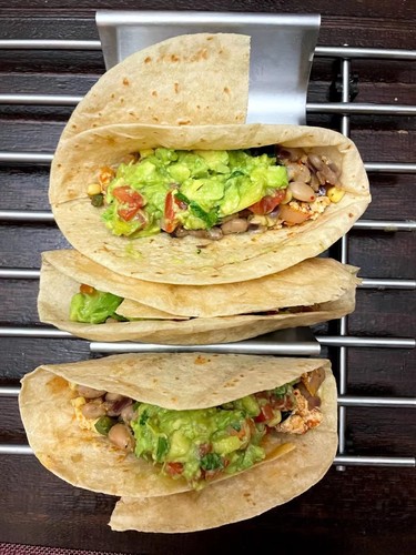 Taco Holders 2 Pieces, Stainless Steel Taco Stand Burrito Rack Tray, U-Shape ... - Picture 5 of 6