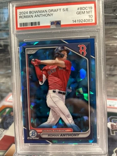 2024 Bowman Draft Sapphire Roman Anthony - Boston Red Sox BDC-19 PSA 10🔥🔥