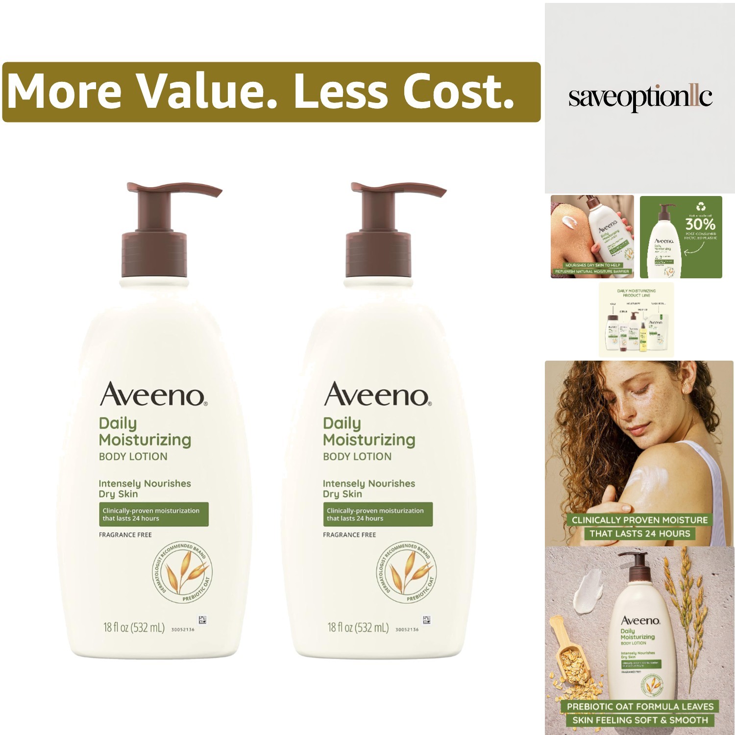 Active Naturals Daily Moisturizing Lotion, 18-Ounce Pump Pac